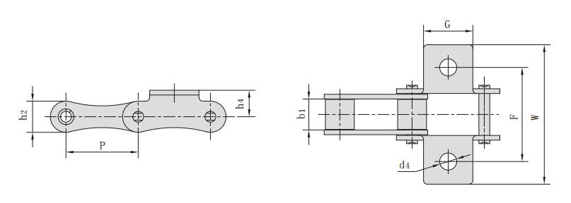 <font color='red'>55V</font>DK1_S型鋼制農(nóng)機(jī)鏈附件